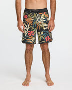 Quiksilver Surfsilk Scallop 19 Boardshorts-Black