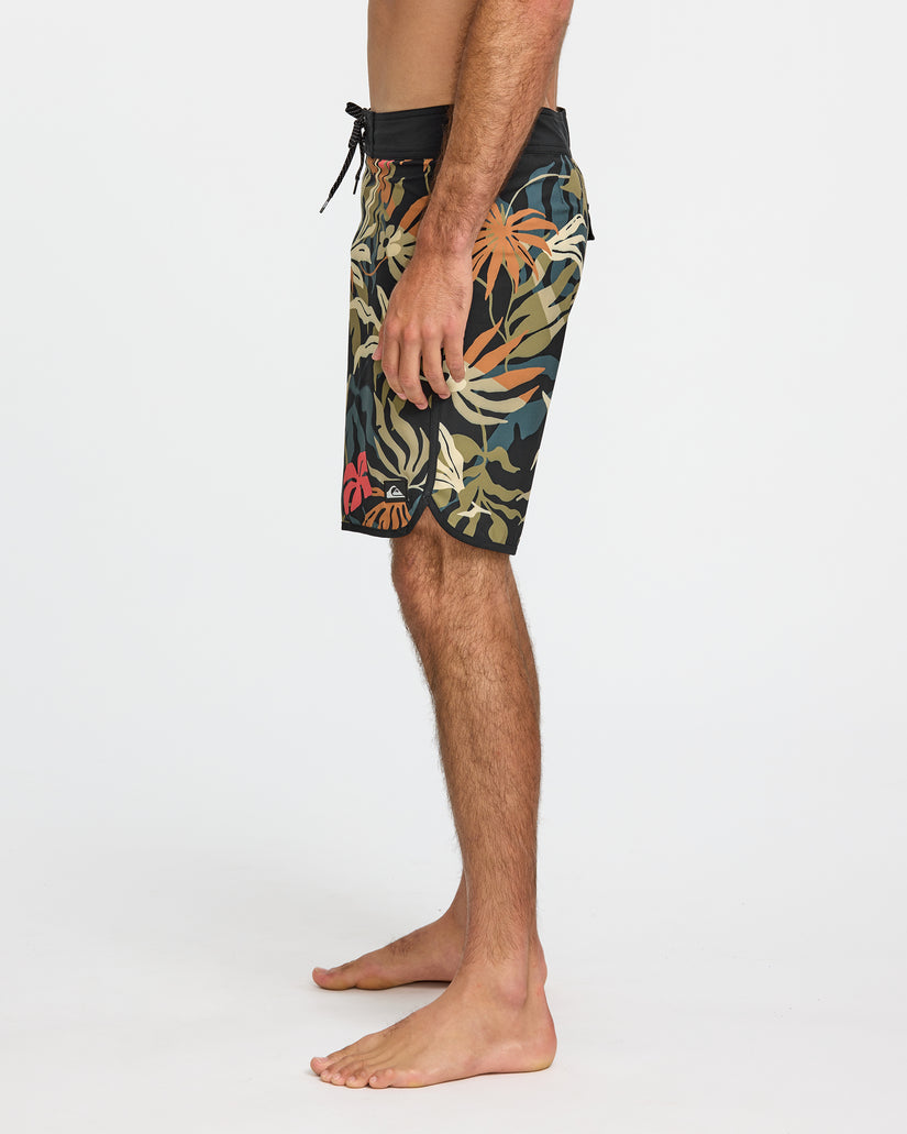 Quiksilver Surfsilk Scallop 19 Boardshorts-Black