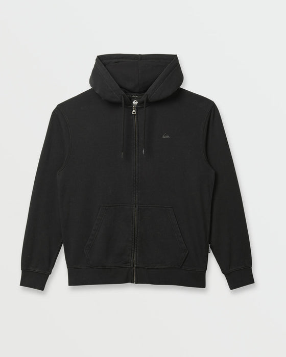 Quiksilver Saltwater Zip Hooded Sweatshirt-Black