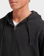 Quiksilver Saltwater Zip Hooded Sweatshirt-Black