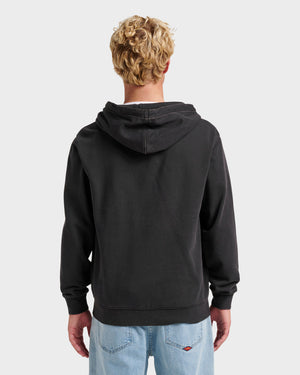 Quiksilver Saltwater Zip Hooded Sweatshirt-Black