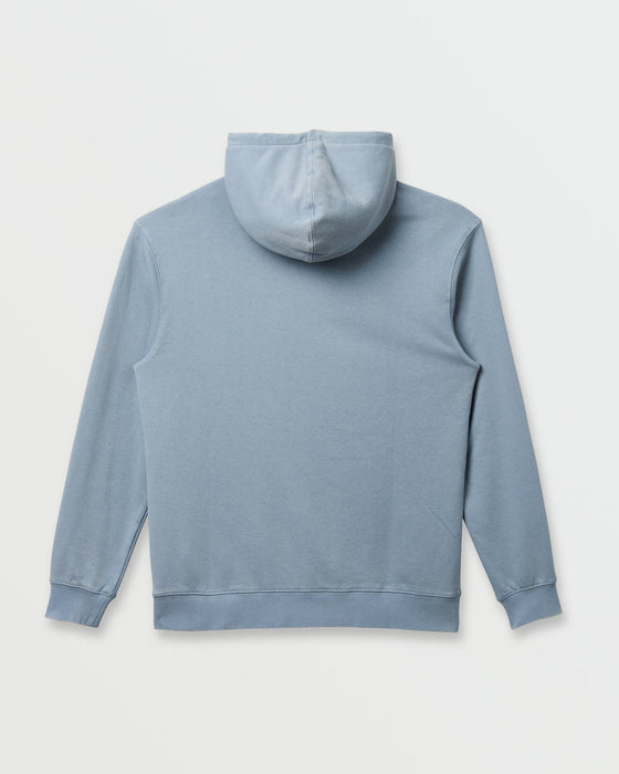 Quiksilver Saltwater Hoodie Sweatshirt-Ashley Blue