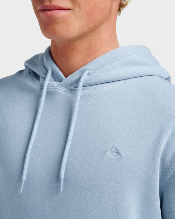 Quiksilver Saltwater Hoodie Sweatshirt-Ashley Blue