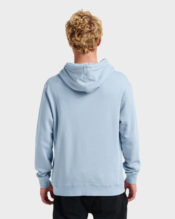 Quiksilver Saltwater Hoodie Sweatshirt-Ashley Blue
