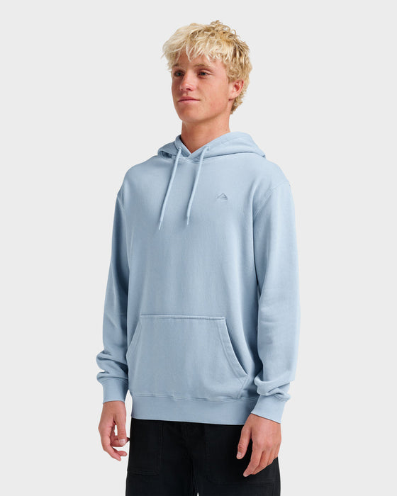 Quiksilver Saltwater Hoodie Sweatshirt-Ashley Blue