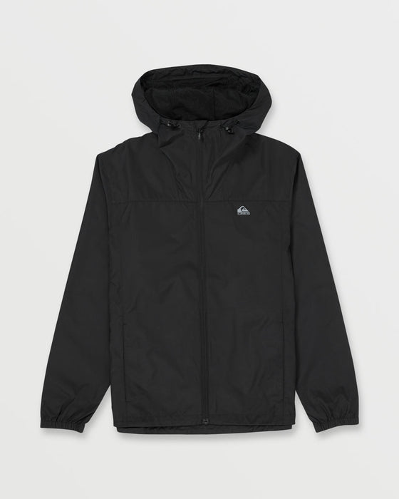 Quiksilver Overcast Windbreaker Sweatshirt-Black