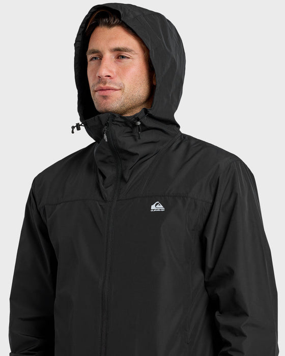Quiksilver Overcast Windbreaker Sweatshirt-Black