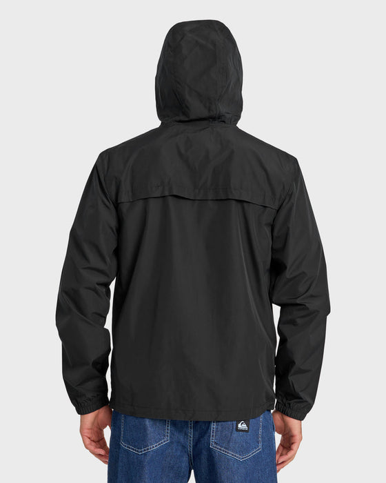 Quiksilver Overcast Windbreaker Sweatshirt-Black