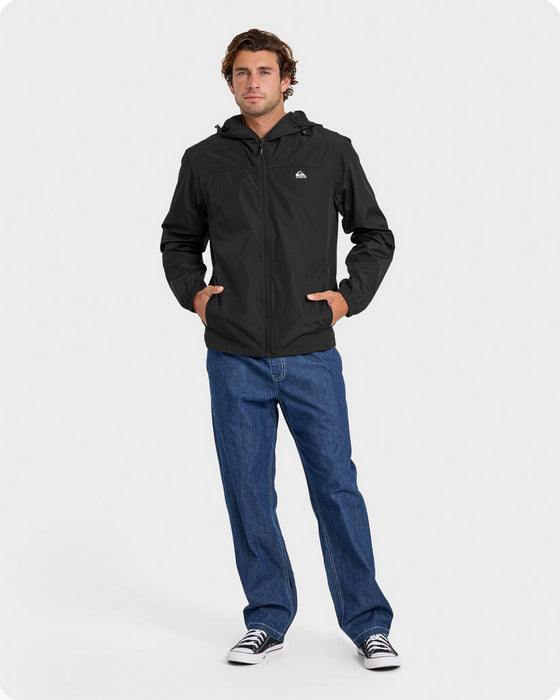 Quiksilver Overcast Windbreaker Sweatshirt-Black