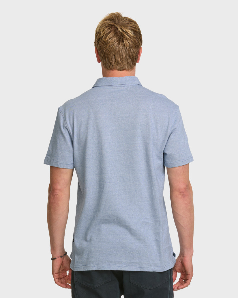 Quiksilver Sunset Cruise Polo Shirt-Copen Blue