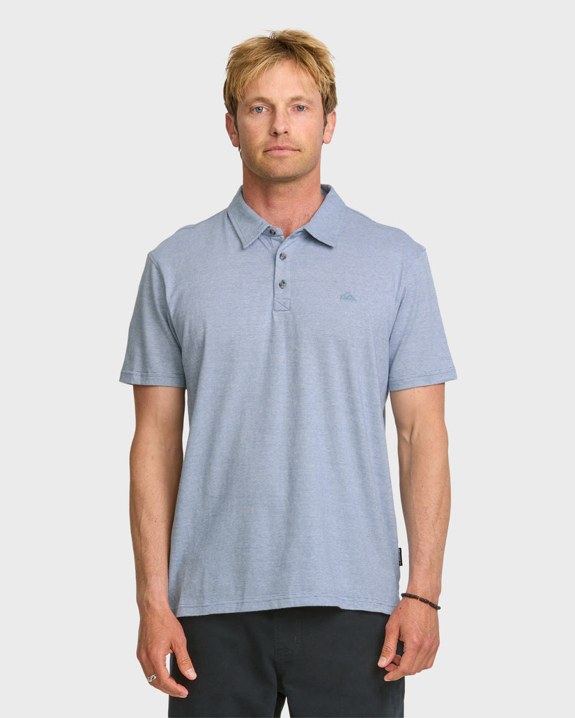 Quiksilver Sunset Cruise Polo Shirt-Copen Blue