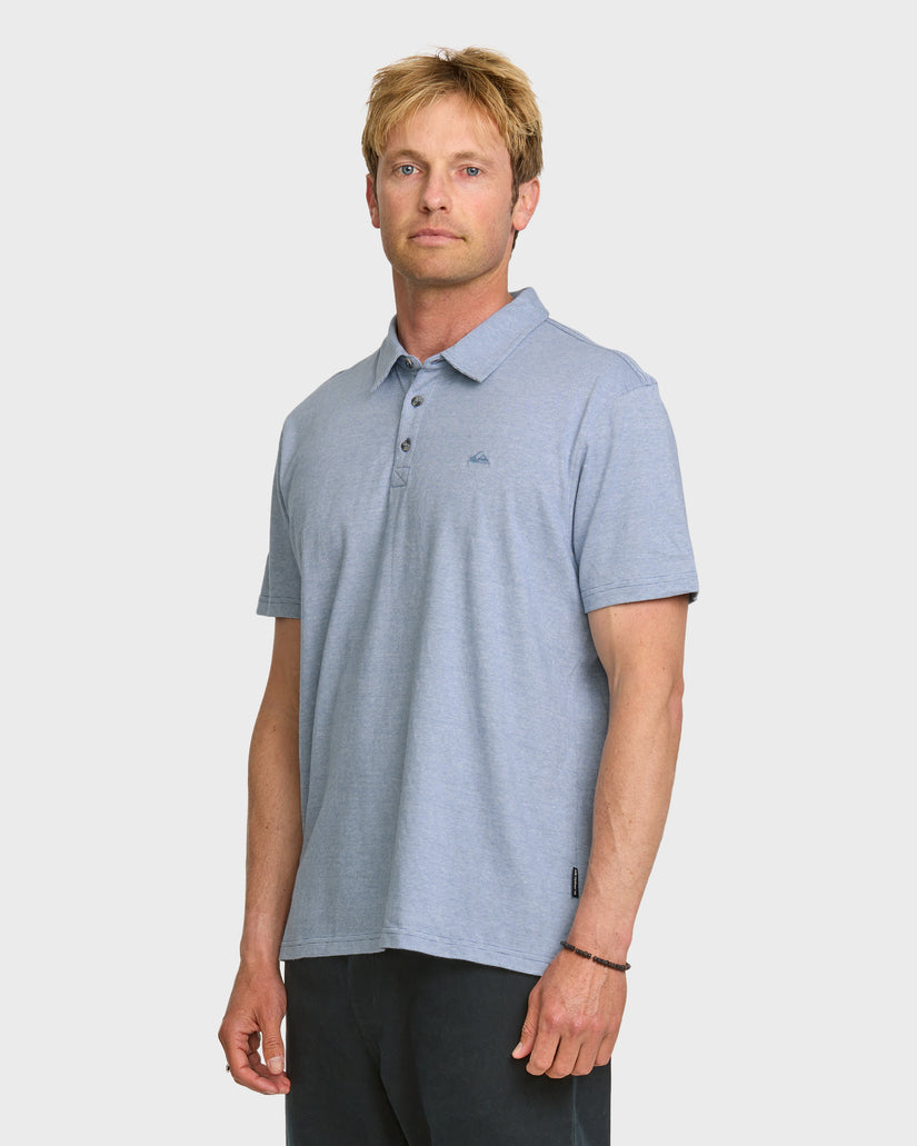 Quiksilver Sunset Cruise Polo Shirt-Copen Blue