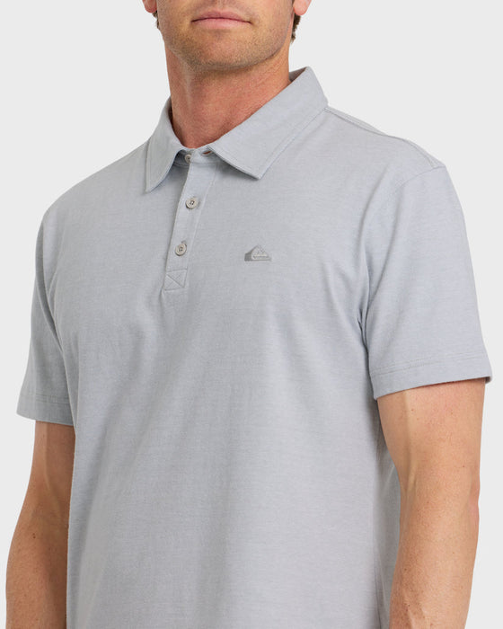 Quiksilver Sunset Cruise Polo Shirt-Smoked Gray