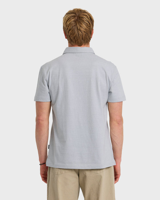 Quiksilver Sunset Cruise Polo Shirt-Smoked Gray
