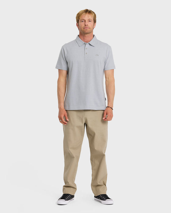 Quiksilver Sunset Cruise Polo Shirt-Smoked Gray