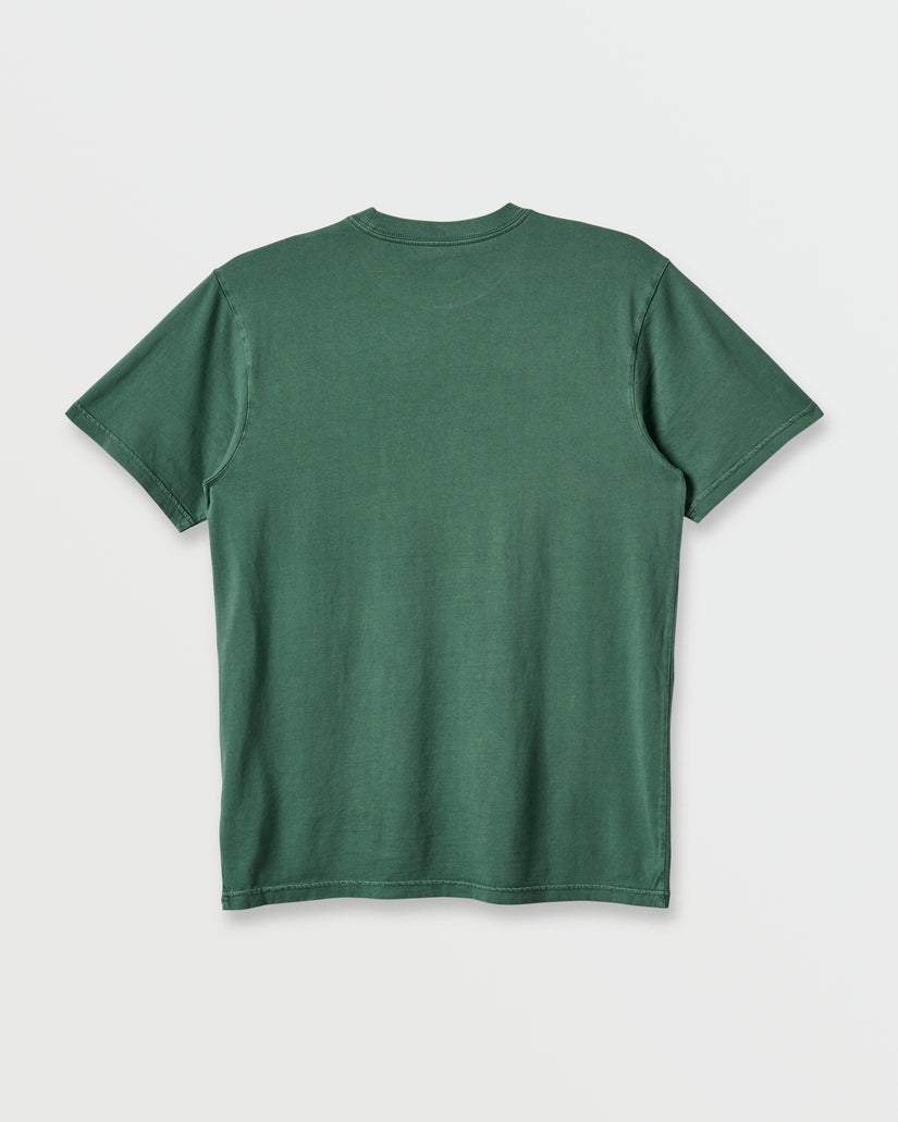 Quiksilver Saltwater Pocket Tee-Trekking Green