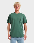 Quiksilver Saltwater Pocket Tee-Trekking Green
