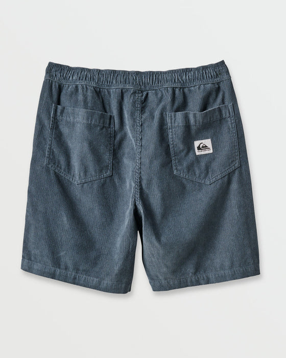 Quiksilver Taxer WS Cord Shorts-Granite Gray