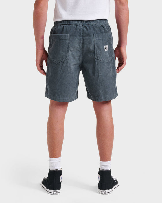 Quiksilver Taxer WS Cord Shorts-Granite Gray