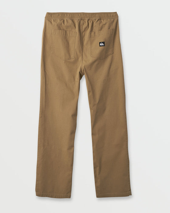 Quiksilver Beach Stretch Canvas Pants-Twill