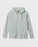 Quiksilver Slub Stripe Hoodie Sweatshirt-Off White