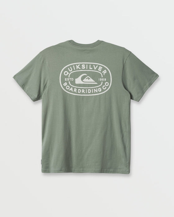 Quiksilver Western Lock Tee-Herb