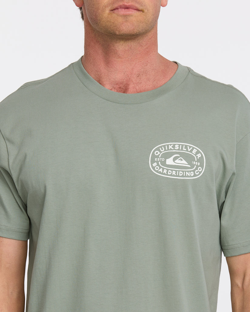 Quiksilver Western Lock Tee-Herb