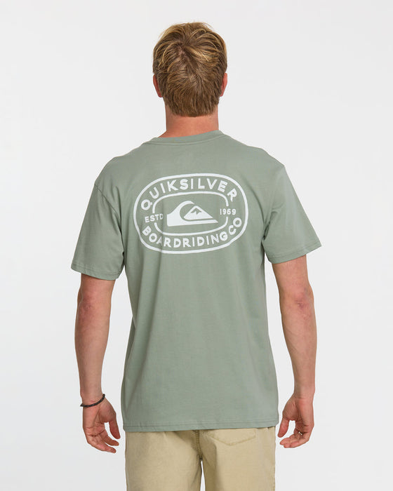 Quiksilver Western Lock Tee-Herb