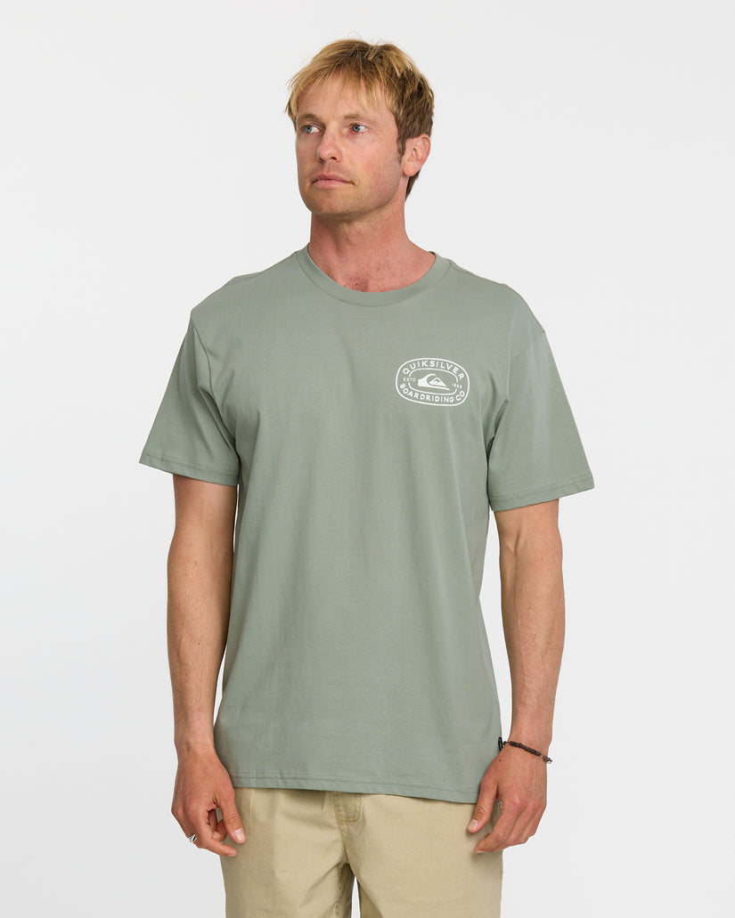 Quiksilver Western Lock Tee-Herb
