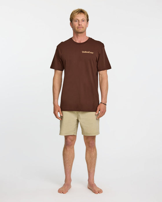 Quiksilver El Natural Tee-Cappuccino