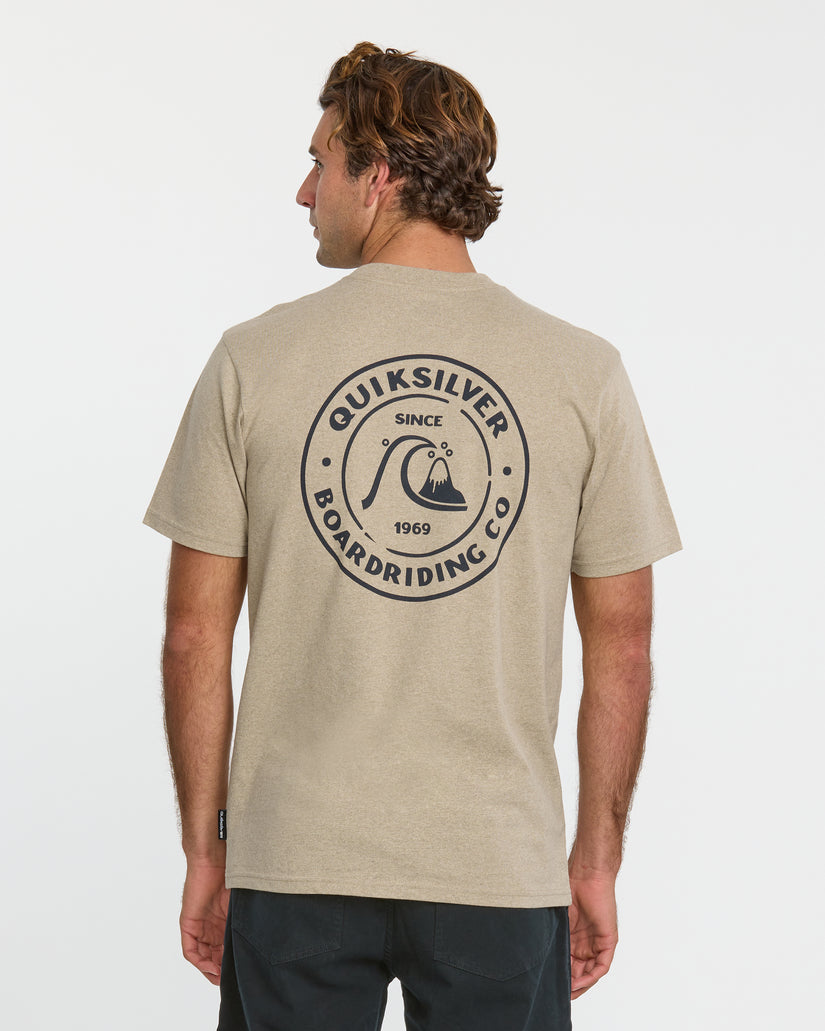Quiksilver Bubbles Tee-Twill Heather