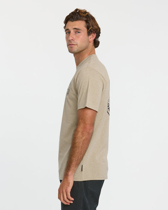 Quiksilver Bubbles Tee-Twill Heather