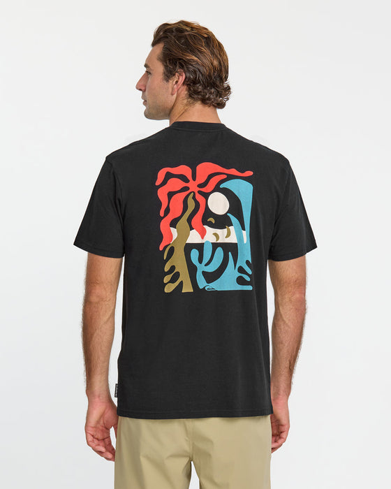 Quiksilver Everyday Paradise Tee-Black