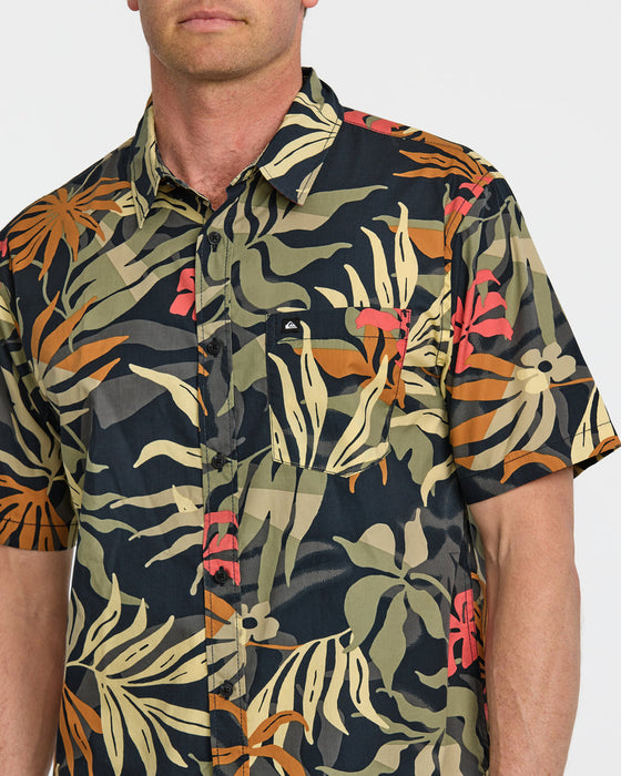 Quiksilver Blueweed Classic Shirt-Black