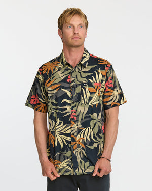 Quiksilver Blueweed Classic Shirt-Black