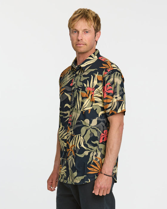 Quiksilver Blueweed Classic Shirt-Black