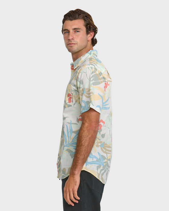 Quiksilver Blueweed Classic Shirt-Off White