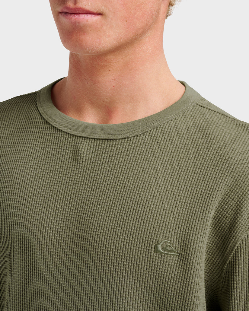 Quiksilver Nelson Thermal L/S Shirt-Fallen Rock