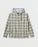 Quiksilver Sandbar Hooded Flannel L/S Shirt-Silver Birch