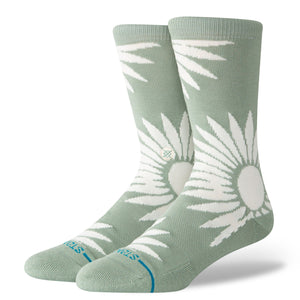 Stance Radial Burst Crew Socks-Seagreen
