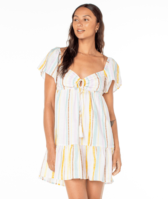 Roxy Salty Breeze Mini Yd Dress-Egret