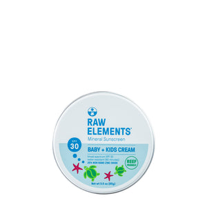 Raw Elements Baby + Kids Tin Sunscreen-SPF 30+