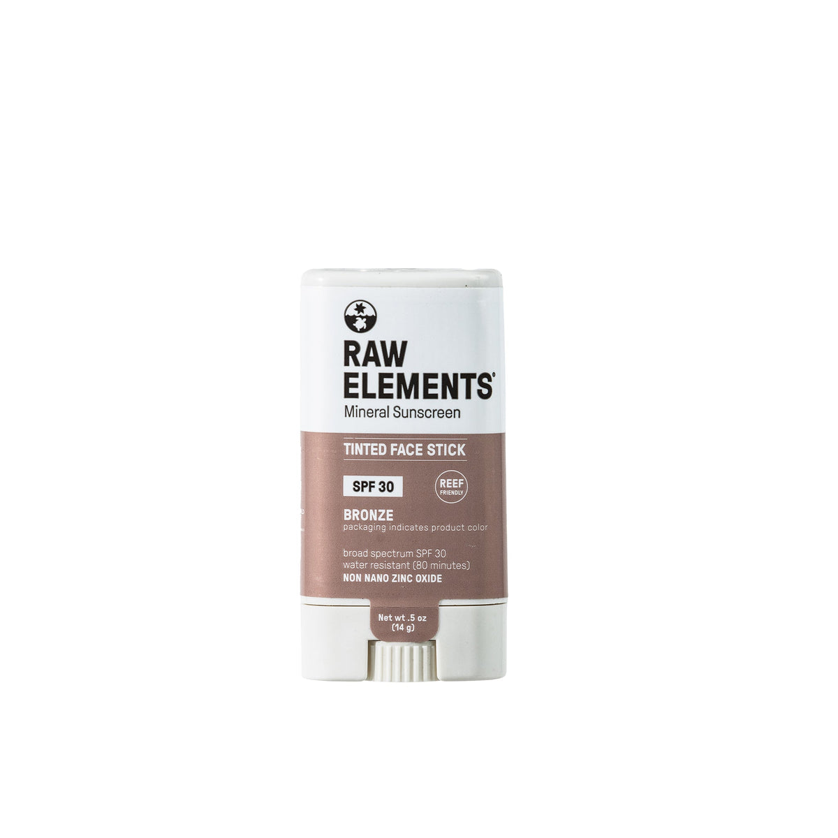 Raw Elements Tinted Stick Bronze SPF 30 Sunscreen-1.8oz