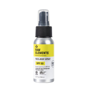 Raw Elements Face + Body SPF 50 Spray (2 oz)