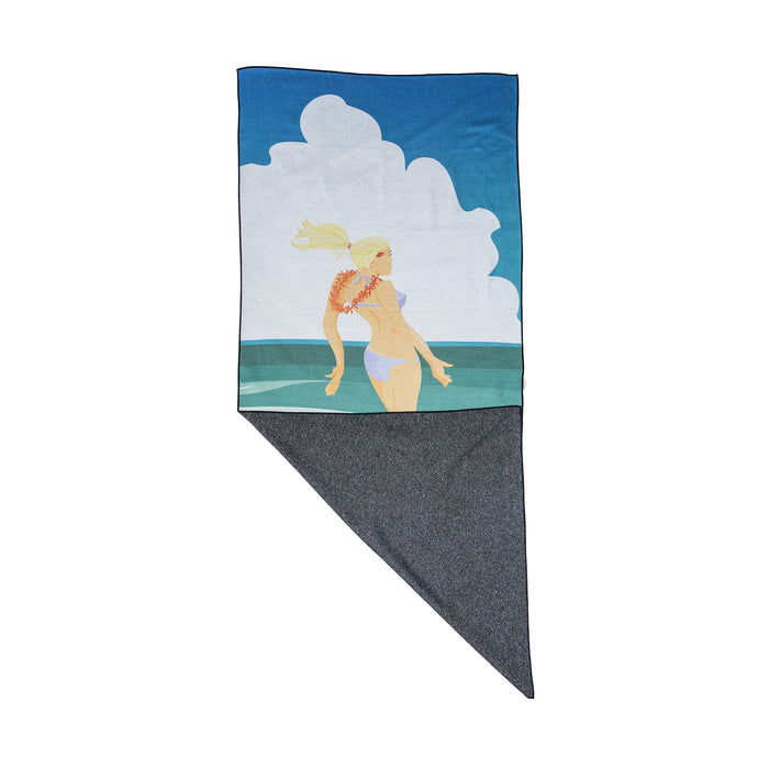 Raw Elements X Mike Field Surfer Girl Recycled Microfiber Towel
