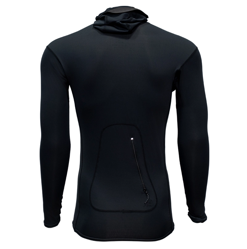Patagonia x REAL R0 Hooded Rashguard-Ink Black