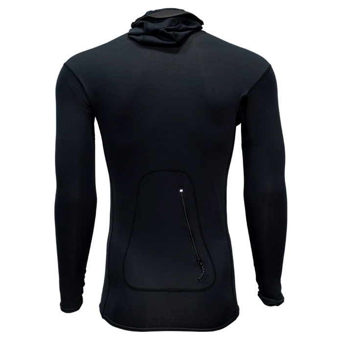 Patagonia x REAL R0 Hooded Rashguard-Ink Black
