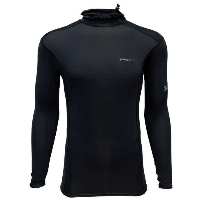 Patagonia x REAL R0 Hooded Rashguard-Ink Black