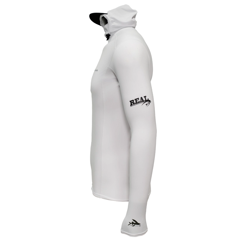 Patagonia x REAL R0 Hooded Rashguard-White