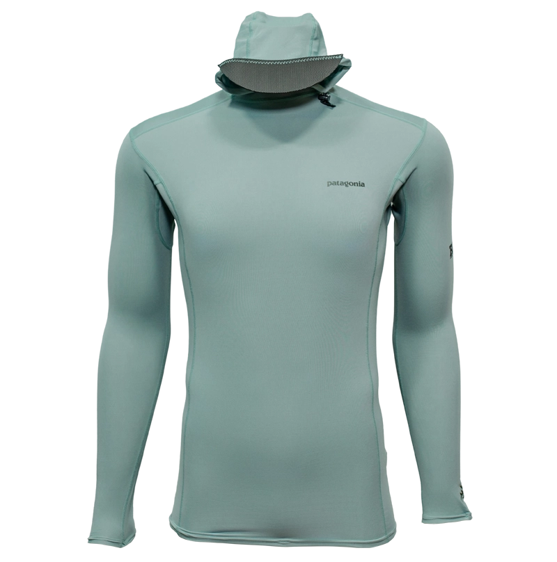 Patagonia x REAL R0 Hooded Rashguard-Blue Sage